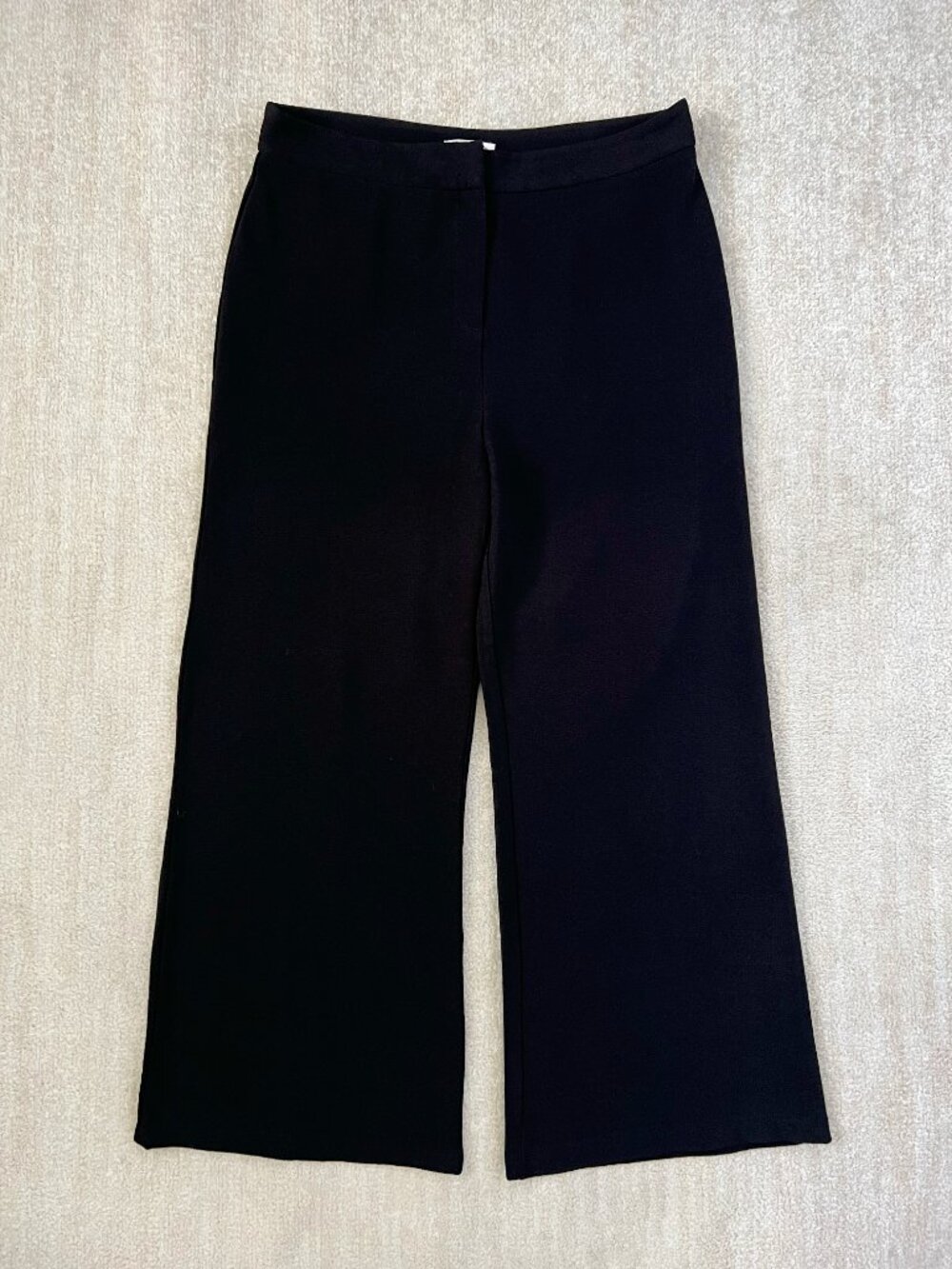Nanette Lepore Wide Leg Work Black Pants 14